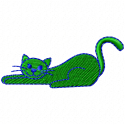Cats Embroidery Design 7